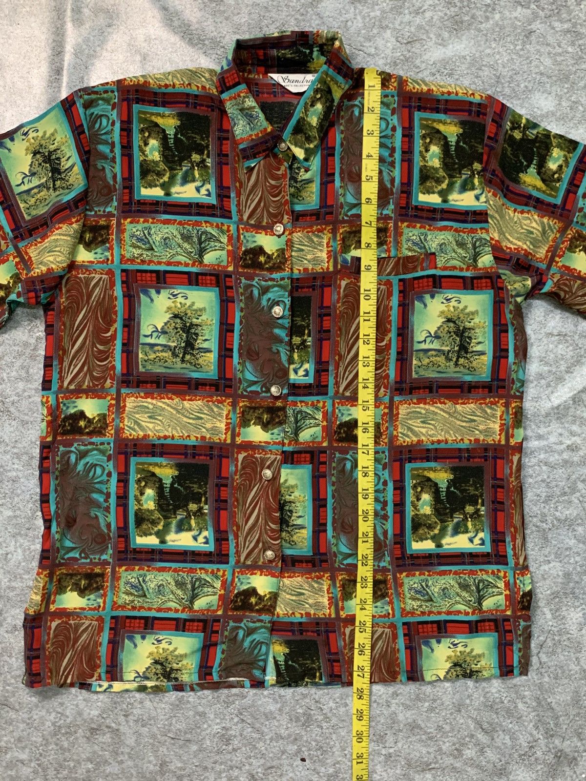 Sendra Rare Design Vintage Sandra Long Sleeve Blouse Size M / US 6-8 / IT 42-44 - 7 Thumbnail