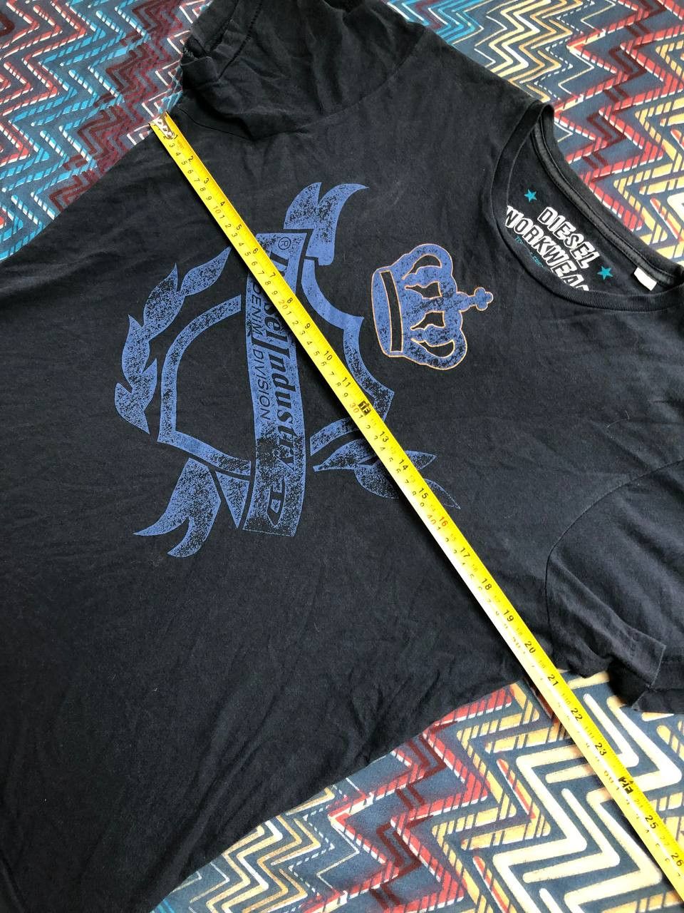 Diesel × Vintage Diesel Rising Sun Punk Grunge Graphic Tee Streetwear Vintage Size US S / EU 44-46 / 1 - 11 Thumbnail