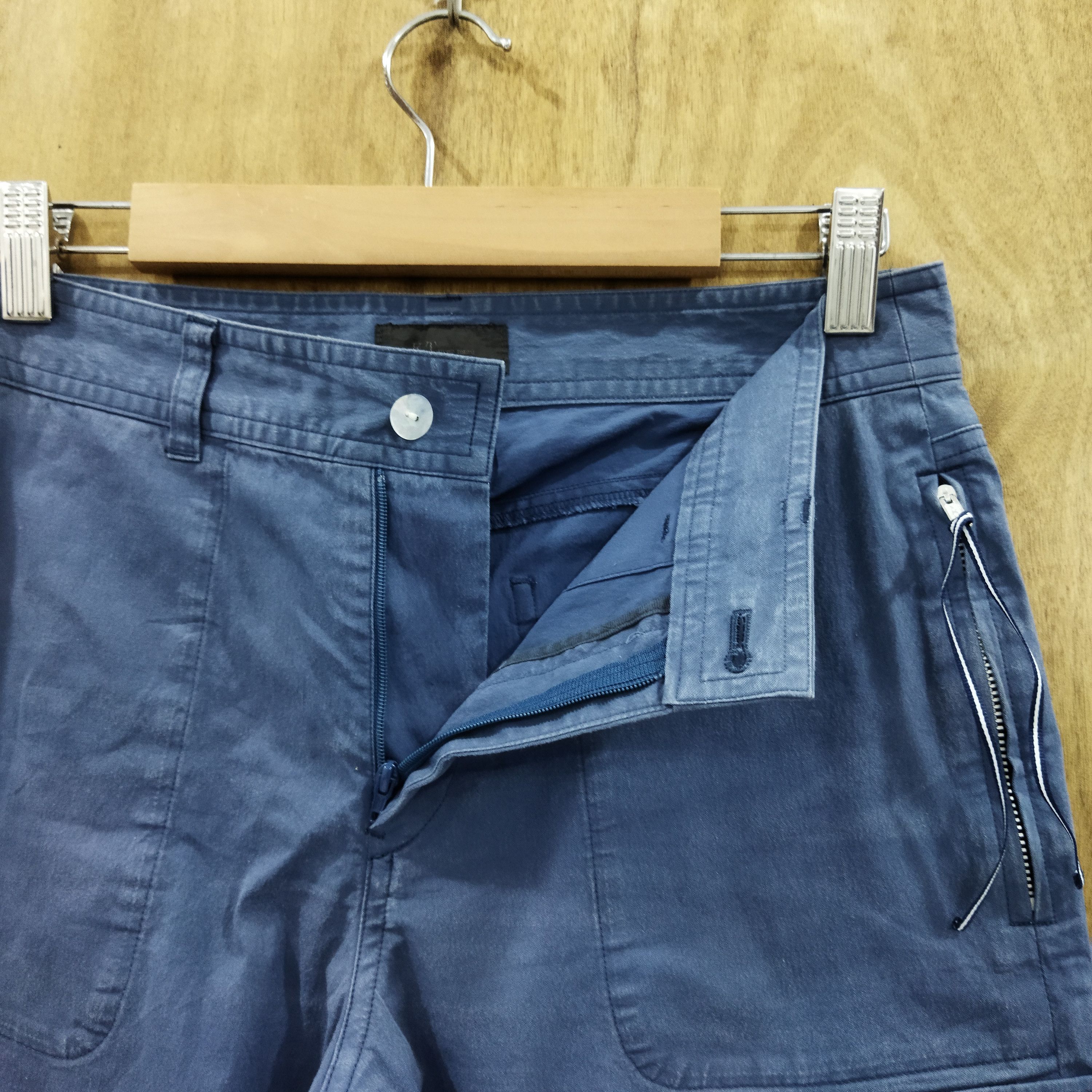 Japanese Brand K.T FADED BLUE CARGO PANTS Size US 26 / EU 42 - 6 Thumbnail