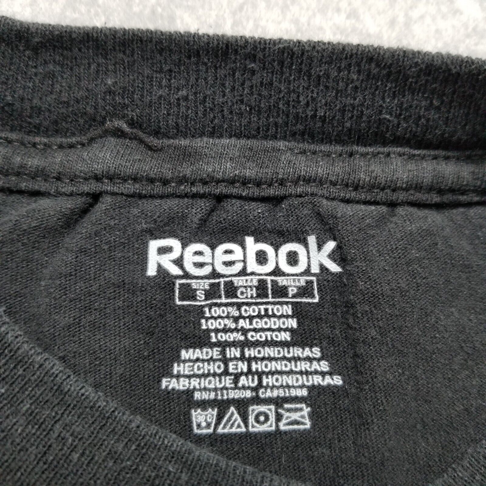 Reebok Steelers Shirt Mens Small Black Short Sleeve Crew Neck Size US S / EU 44-46 / 1 - 3 Thumbnail