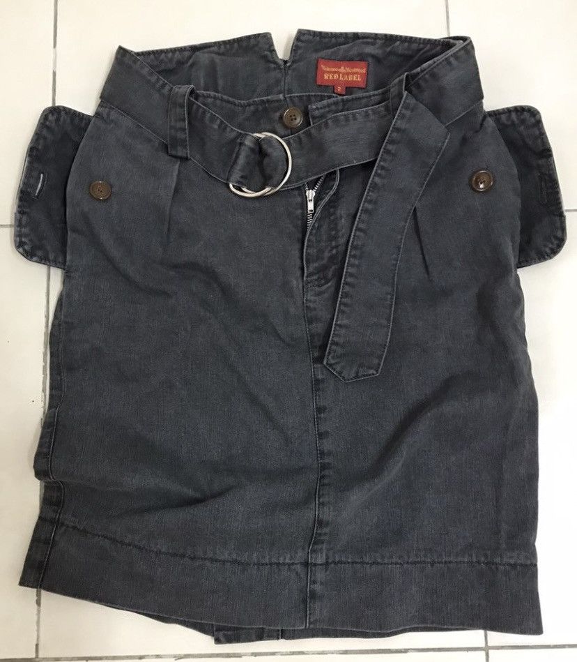 Vivienne Westwood Vivienne Westwood RED LABEL Denim Mini Skirt Size US 28 / EU 44 - 9 Thumbnail