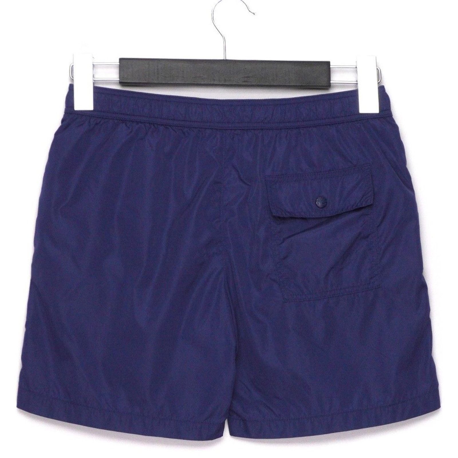Moncler Moncler Solid Nylon Logo Boxer w/ Stripe Shorts Size US 32 / EU 48 - 2 Thumbnail