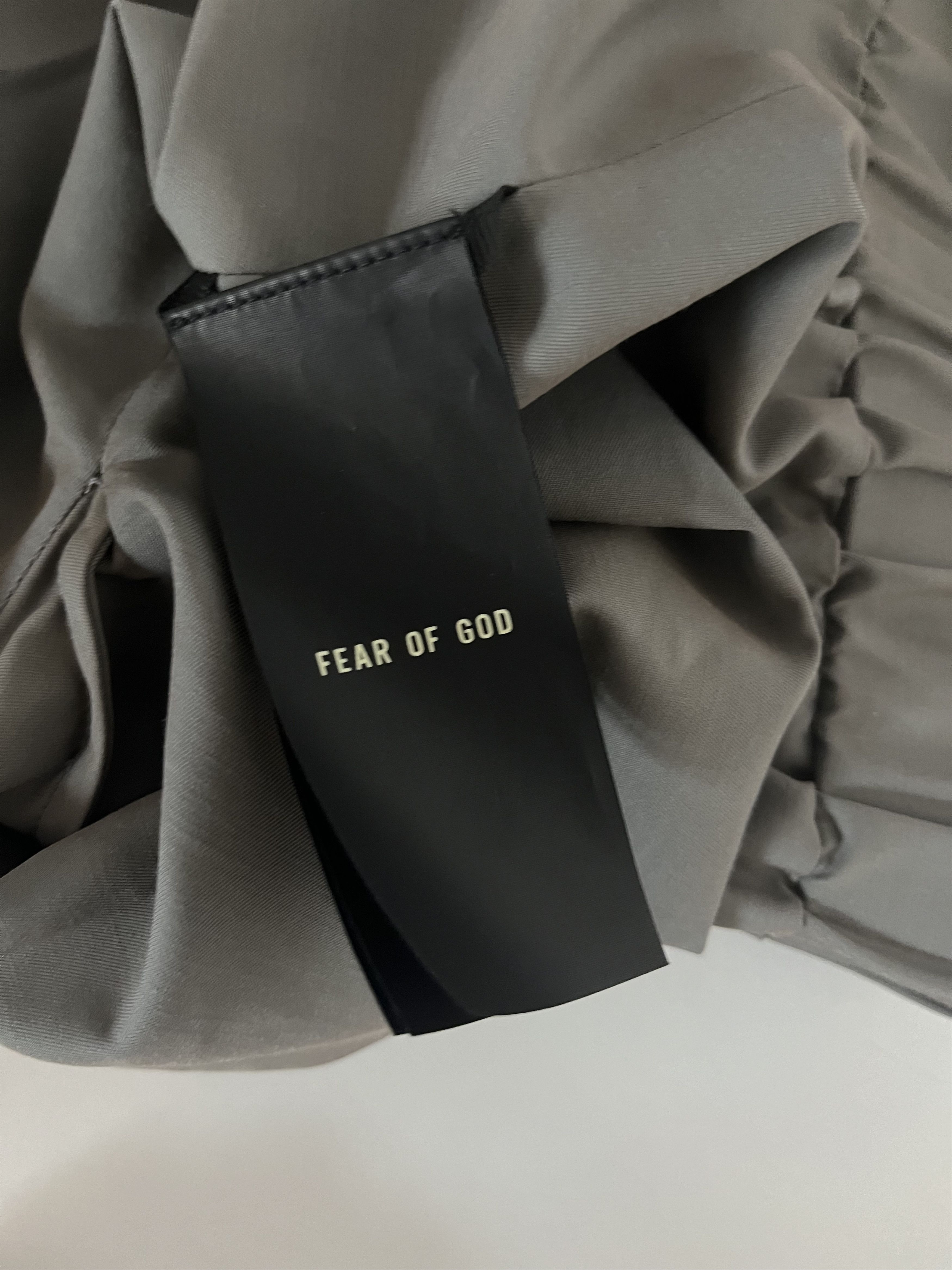 Fear of God FEAR OF GOD "Eternal" Gray Dusty Concrete Zip Track Jacket Size US L / EU 52-54 / 3 - 9 Thumbnail