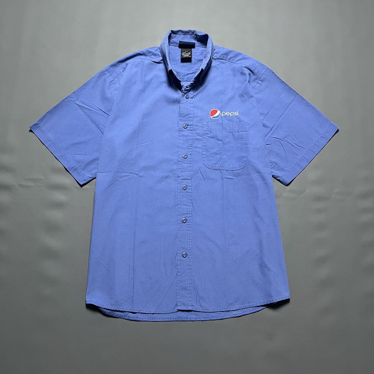 Pepsi × Vintage Vintage 90's Pepsi Work Shirt Size US XL / EU 56 / 4 - 1 Thumbnail