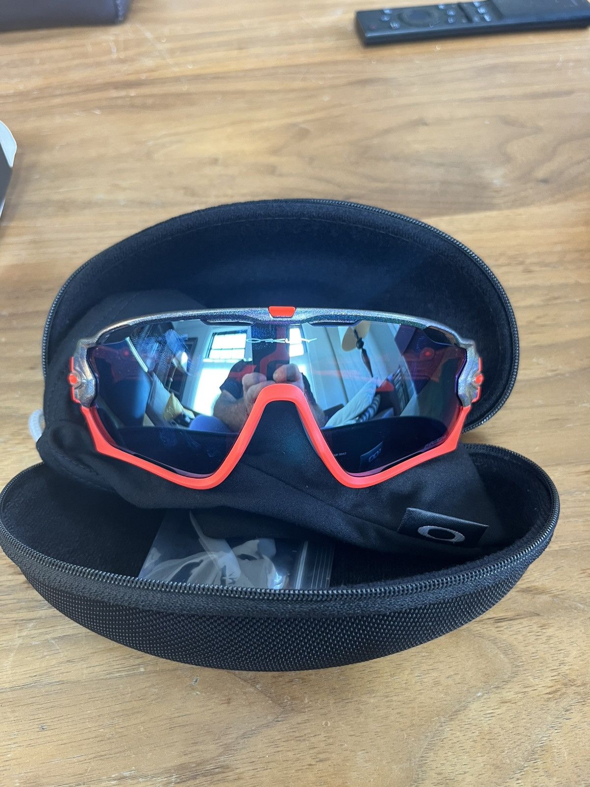 Oakley Jawbreaker in Red and Grey BNIB