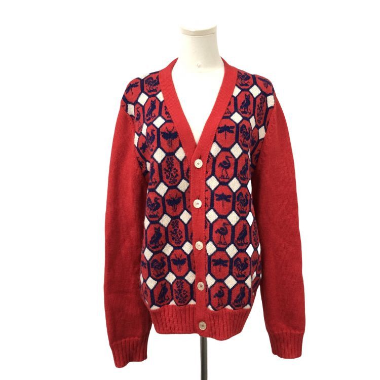 Gucci Gucci Animalium Pattern Cardigan Size XL Size US XL / EU 56 / 4 - 1 Thumbnail