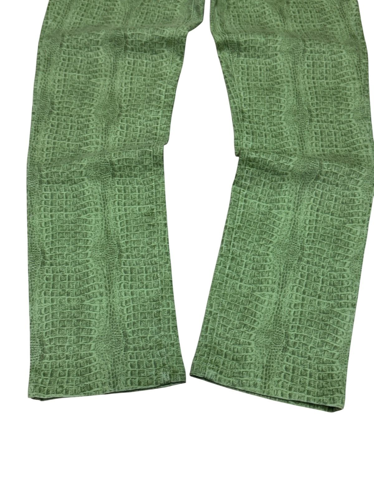 If Six Was Nine Vintage DIANE GILMAN Elastic Snake Design Pants Size US 30 / EU 46 - 8 Thumbnail