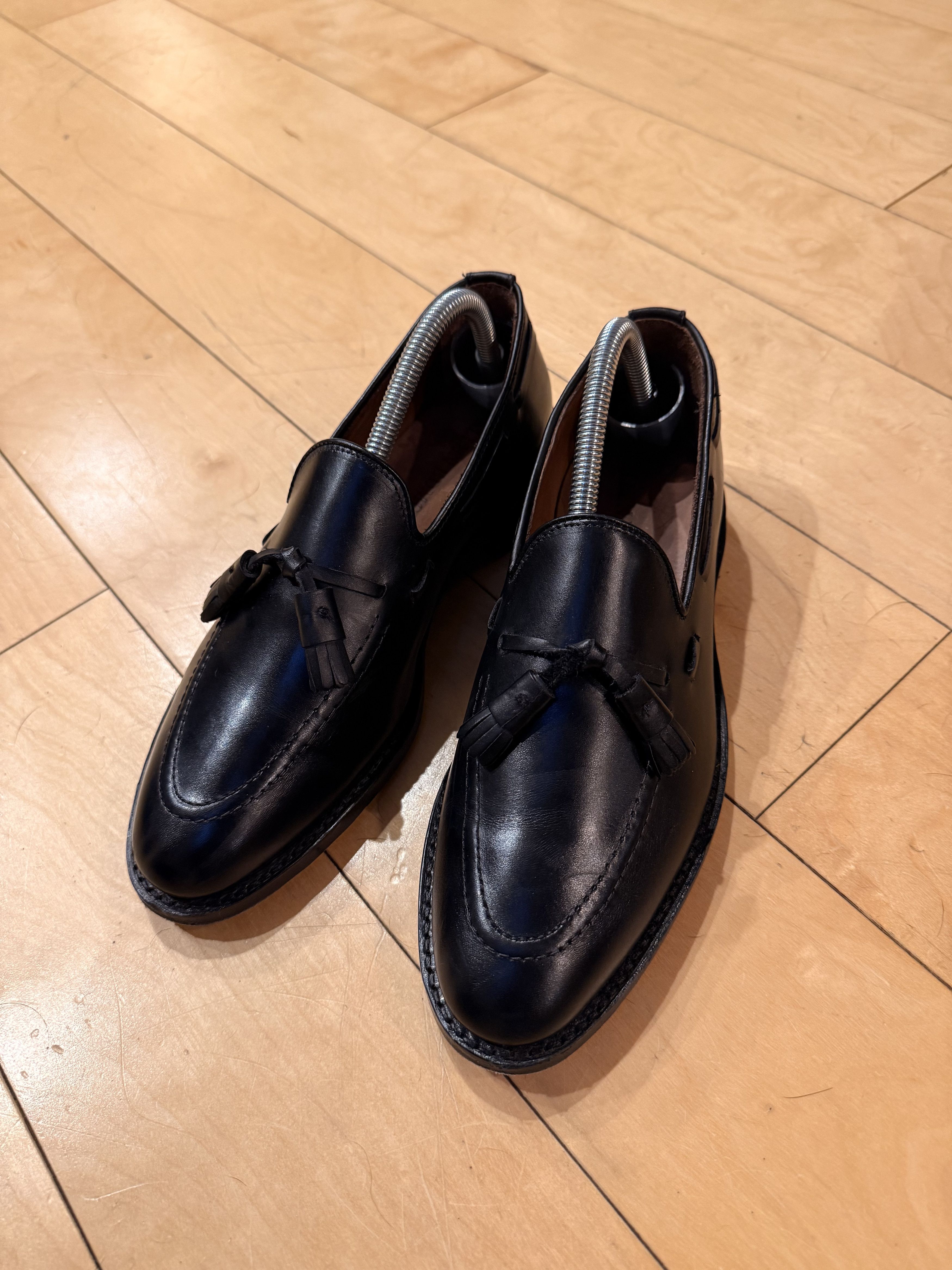 Allen Edmonds Grayson Dress Loafer Black size 9 Allen Edmonds Grayson Tassel Penny Loafers Shoes Style #8217  main image 3