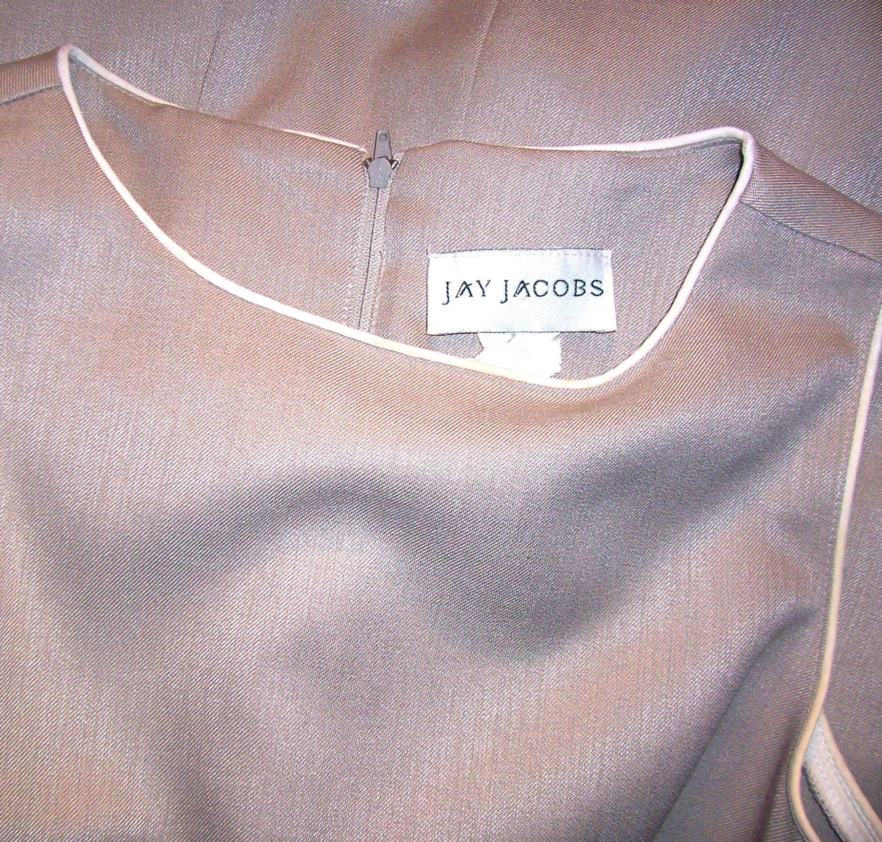 Vintage Vintage Jay Jacobs Beige Sheath Dress S Size S / US 4 / IT 40 - 7 Thumbnail