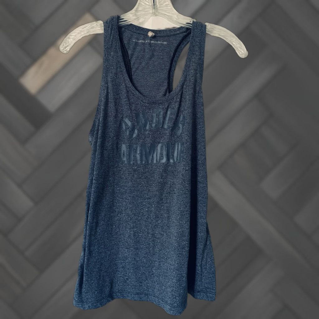 Under Armour Under Armour Threadborne Womens XS Grey Heather Racerback Active Tank Top Size XS / US 0-2 / IT 36-38 - 1 Thumbnail