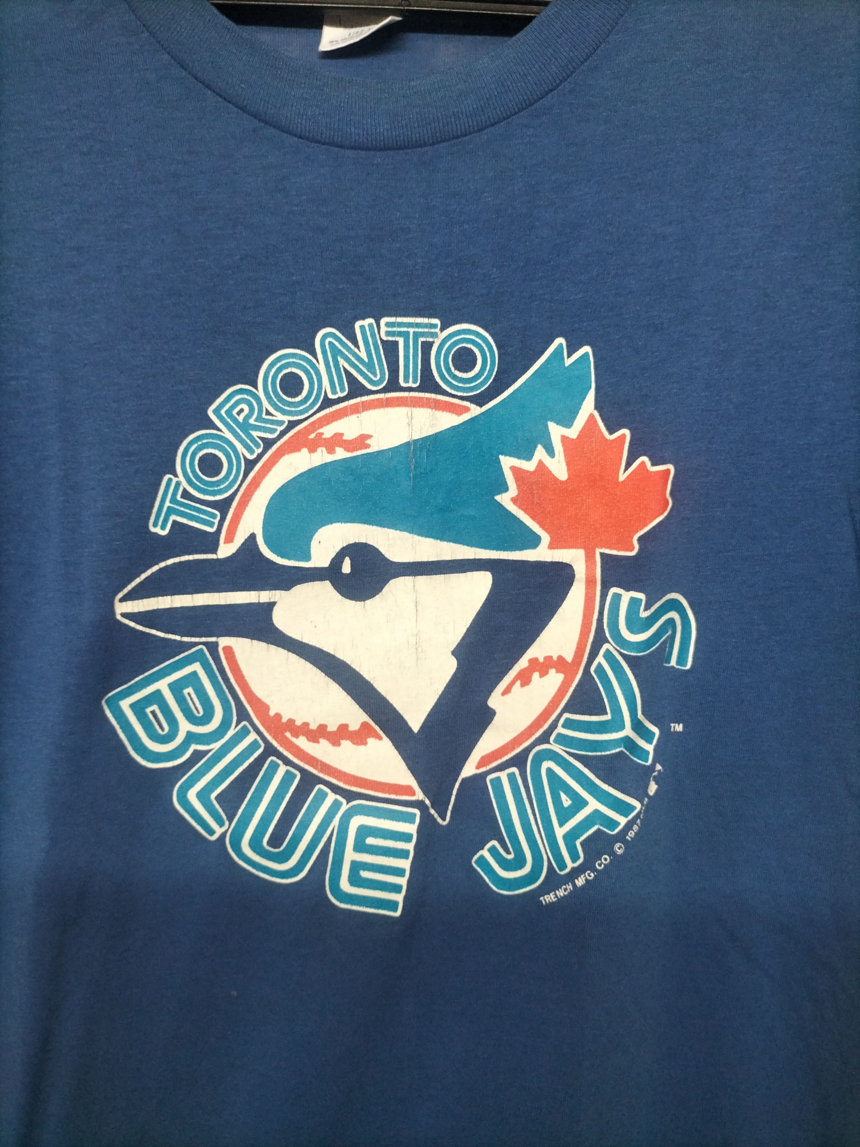 MLB Vintage 80's Toronto blue Jays tshirt Size US L / EU 52-54 / 3 - 3 Thumbnail