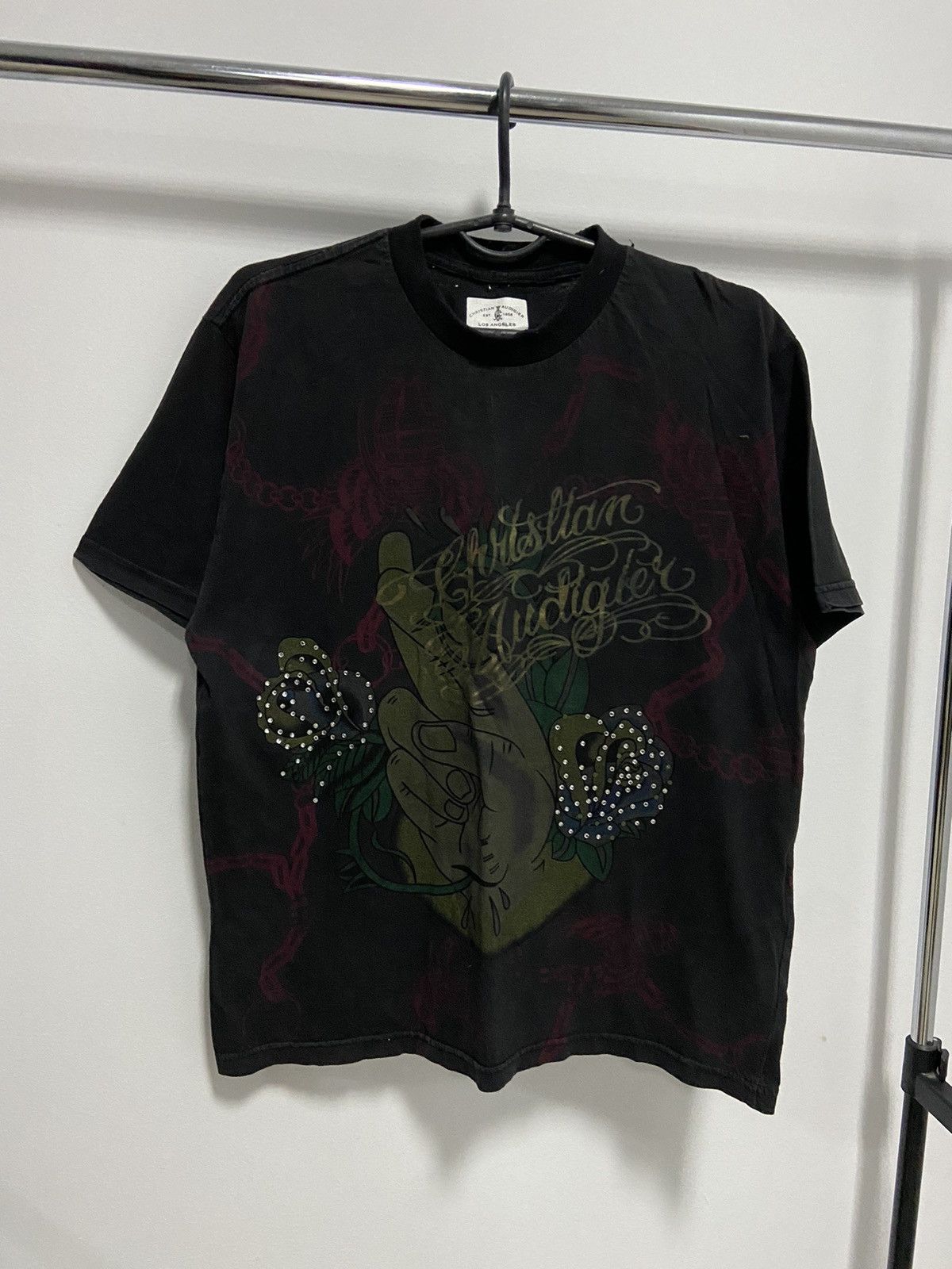 Christian Audigier × Ed Hardy × Vintage Christian audigier Ed hardy big logo t shirt tattoo vintage Size US L / EU 52-54 / 3 - 2 Thumbnail