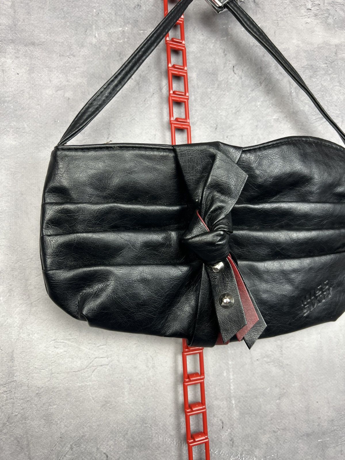 Miss Sixty Vintage MISS SIXTY Leather Bag Black clutch Size ONE SIZE - 3 Thumbnail