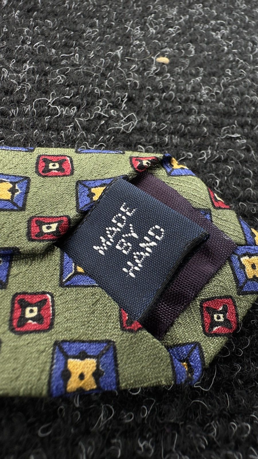 Polo Ralph Lauren Polo Ralph Lauren Geometric Silk Tie USA Vintage Size ONE SIZE - 4 Thumbnail