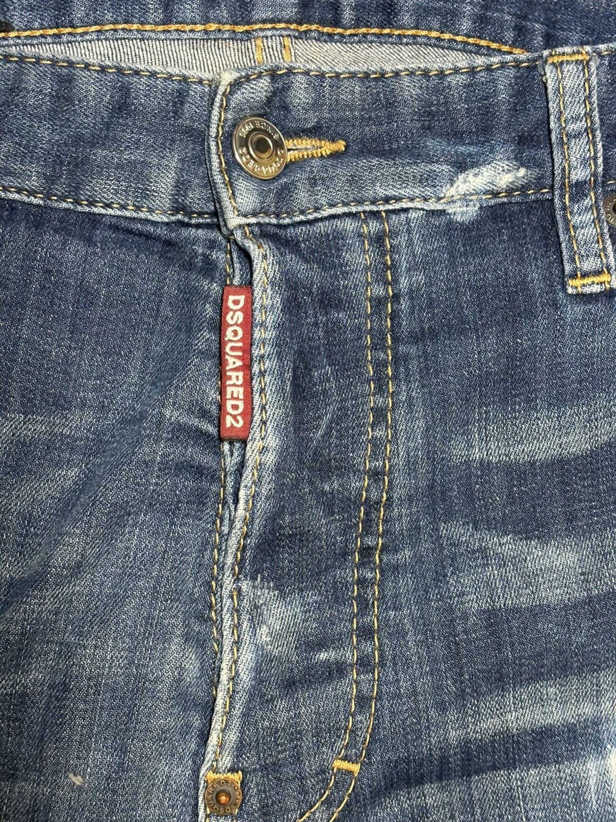 Dsquared2 🔥 Dsquared2 Cool Guy Jeans S74LB0330 Distressed Blue Denim Size US 34 / EU 50 - 3 Thumbnail