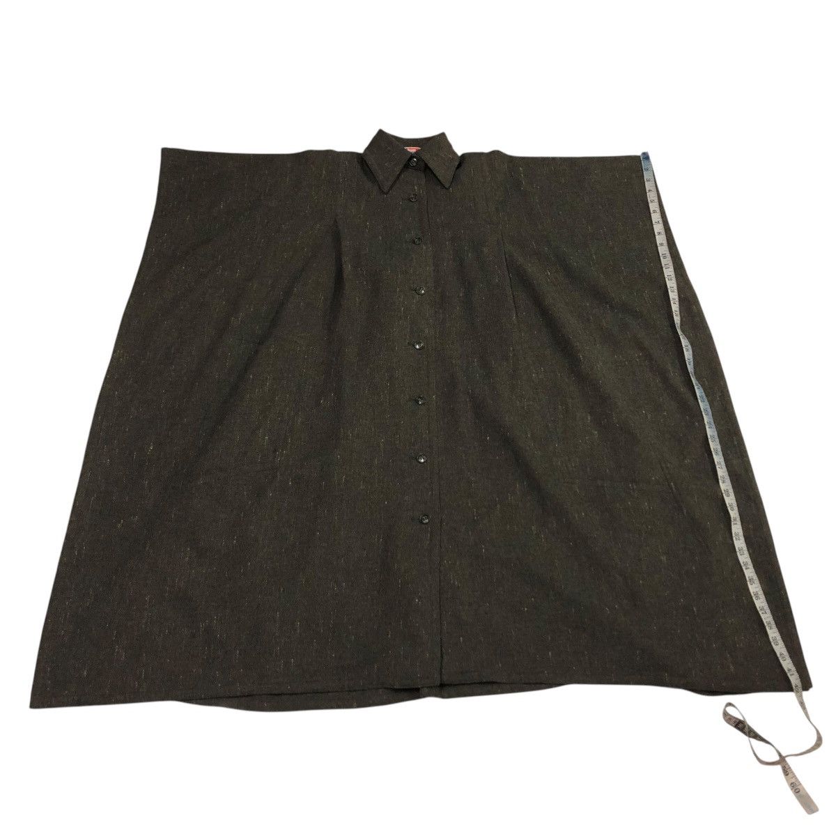 Issey Miyake 🔥VINTAGE 70’s ISSEY MIYAKE WOOL HERRINGBONE LONG CLOAKS Size US L / EU 52-54 / 3 - 17 Thumbnail