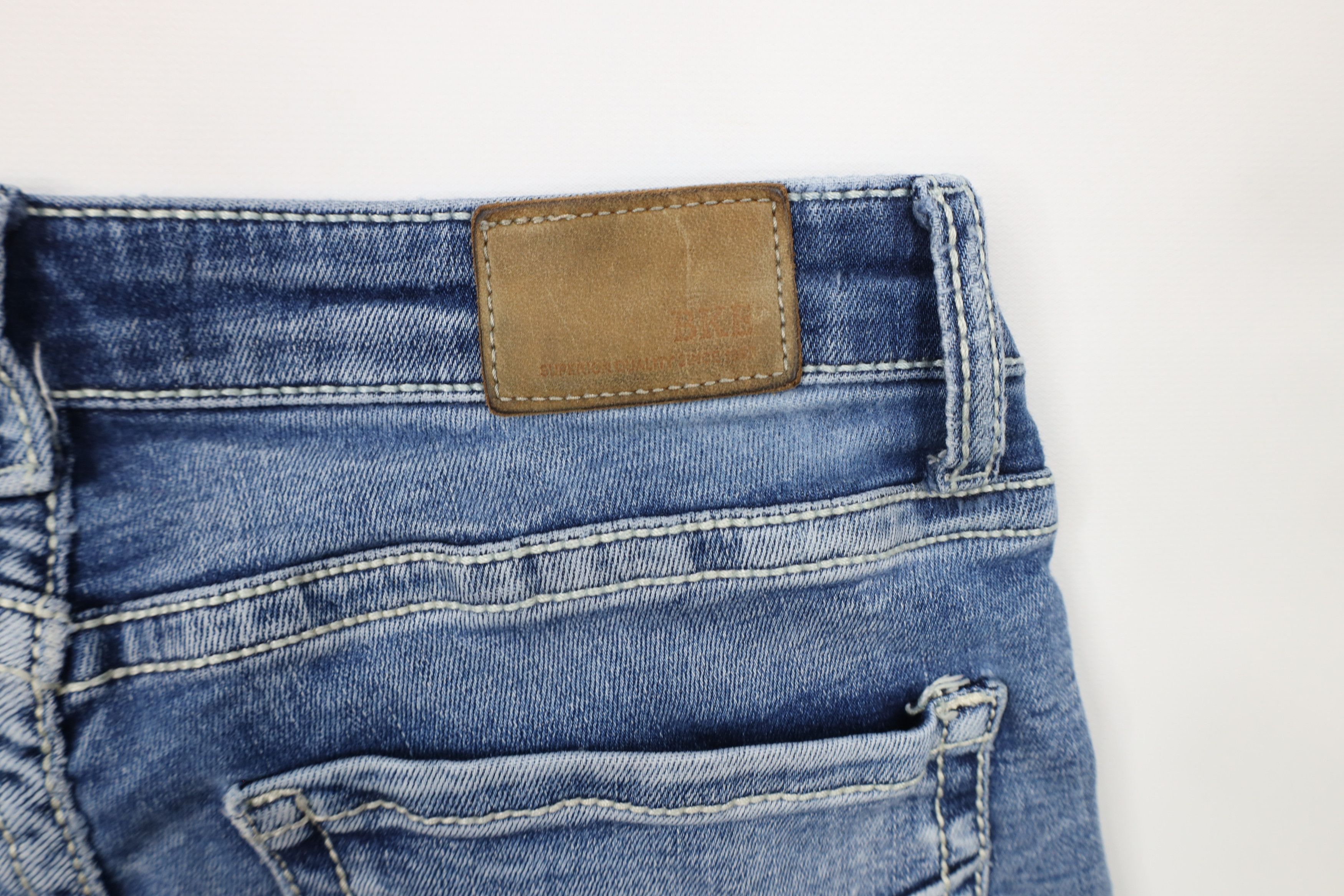 Vintage Buckle BKE Fit High Rise Bootcut Stretch Denim Jeans Blue Size 25" / US 0 / IT 36 - 11 Thumbnail