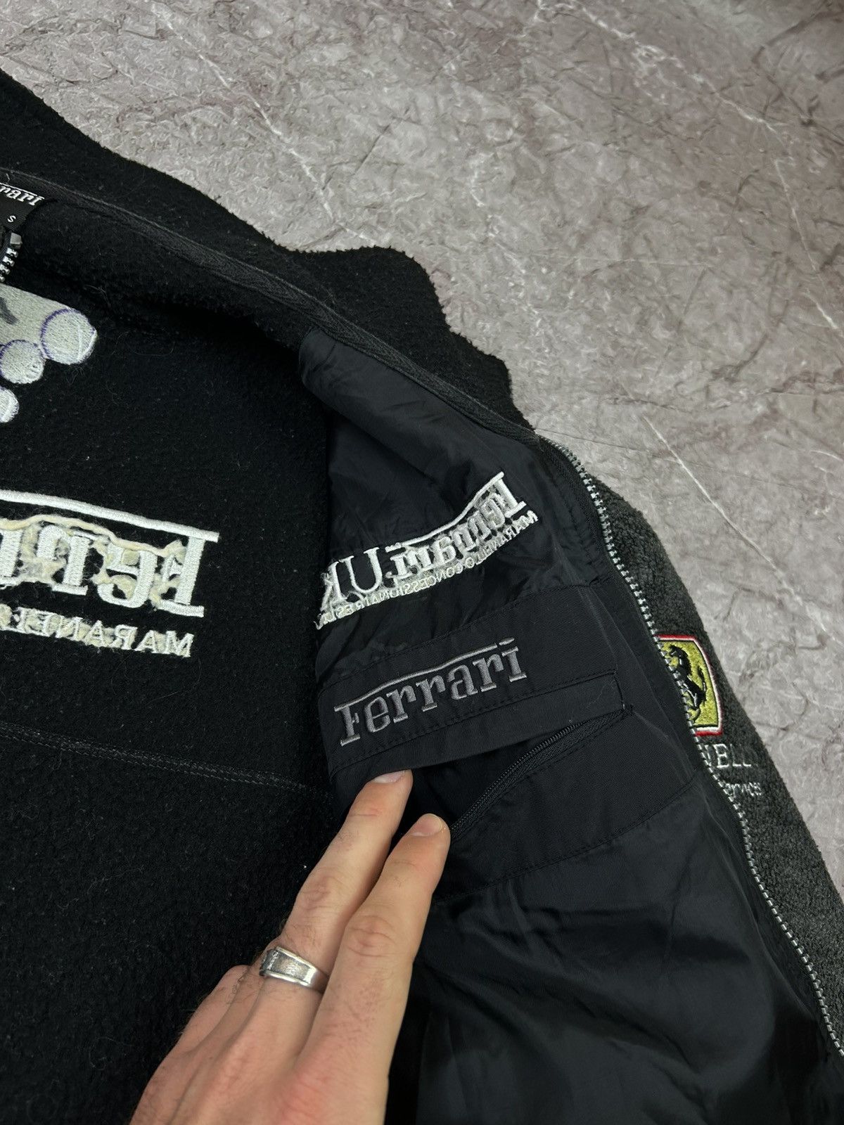 Ferrari Vintage 1999 Ferrari Nascar Fleece Jacket Size US M / EU 48-50 / 2 - 10 Thumbnail