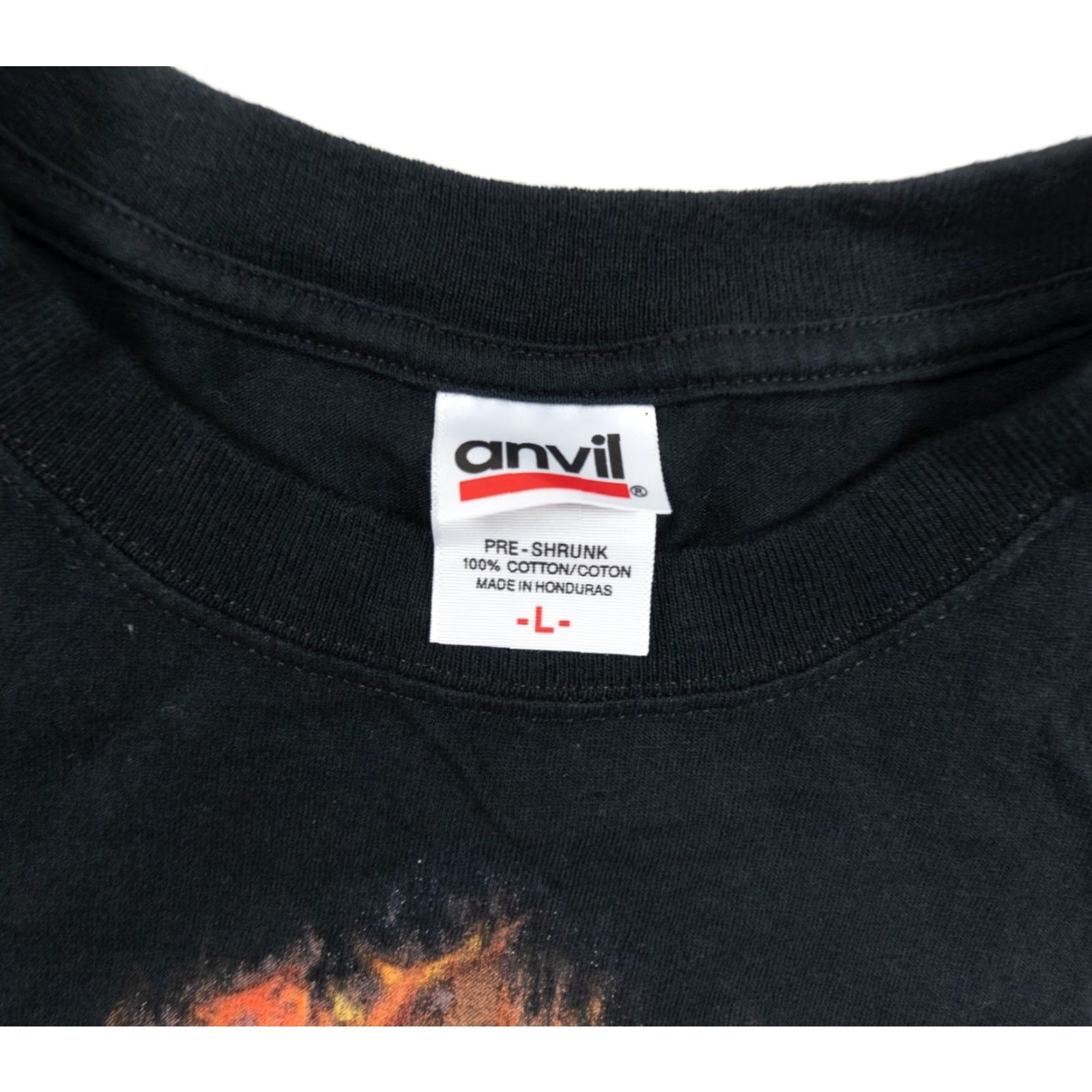 Anvil Anvil Shirt Adult Large Black Hawaiian Volcano Graphic Tee Mens Size US L / EU 52-54 / 3 - 4 Thumbnail