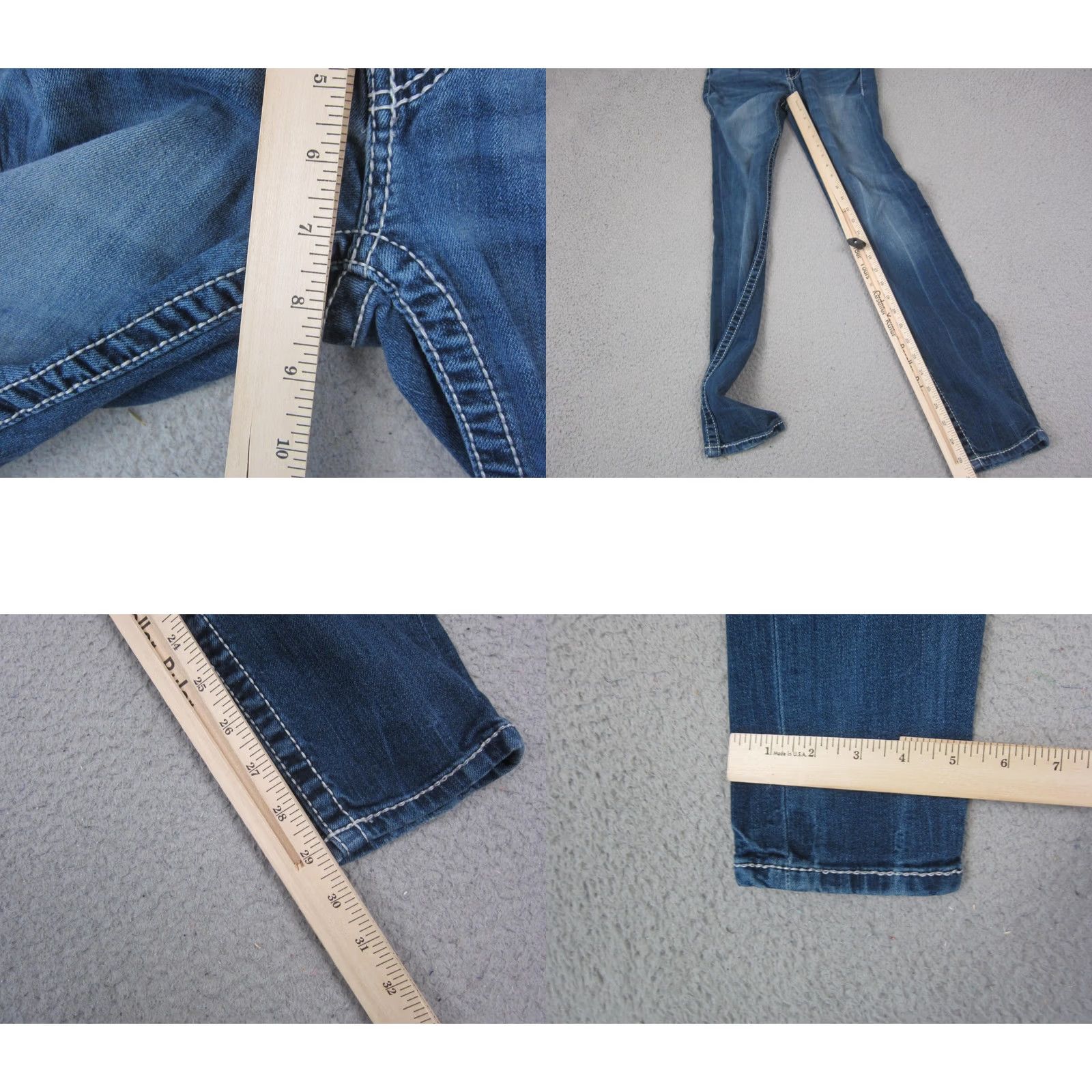 Vintage Buckle BKE Jeans Womens Payton Skinny Medium Wash Stretch Blue Denim 27 x 31.5 Size 27" / US 4 / IT 40 - 9 Thumbnail