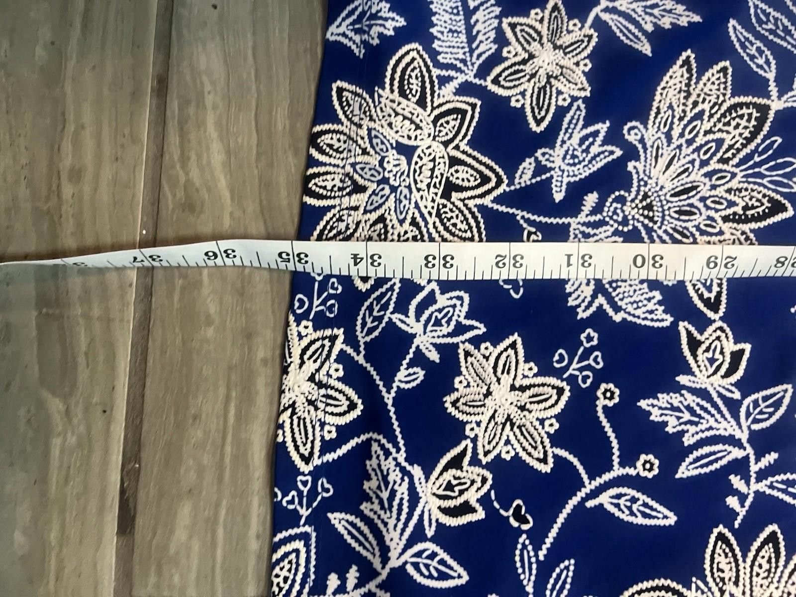 Other Ronni Nicole Blue Floral Fit Flare Cap Sleeve Dress Size 8 Size M / US 6-8 / IT 42-44 - 6 Thumbnail