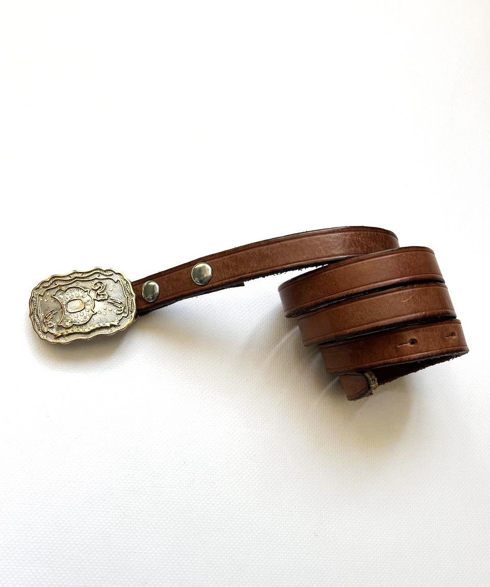 Dsquared2 Vintage Dsquared2 rhinestones leather belt buckle Dsquared Size ONE SIZE - 2 Thumbnail