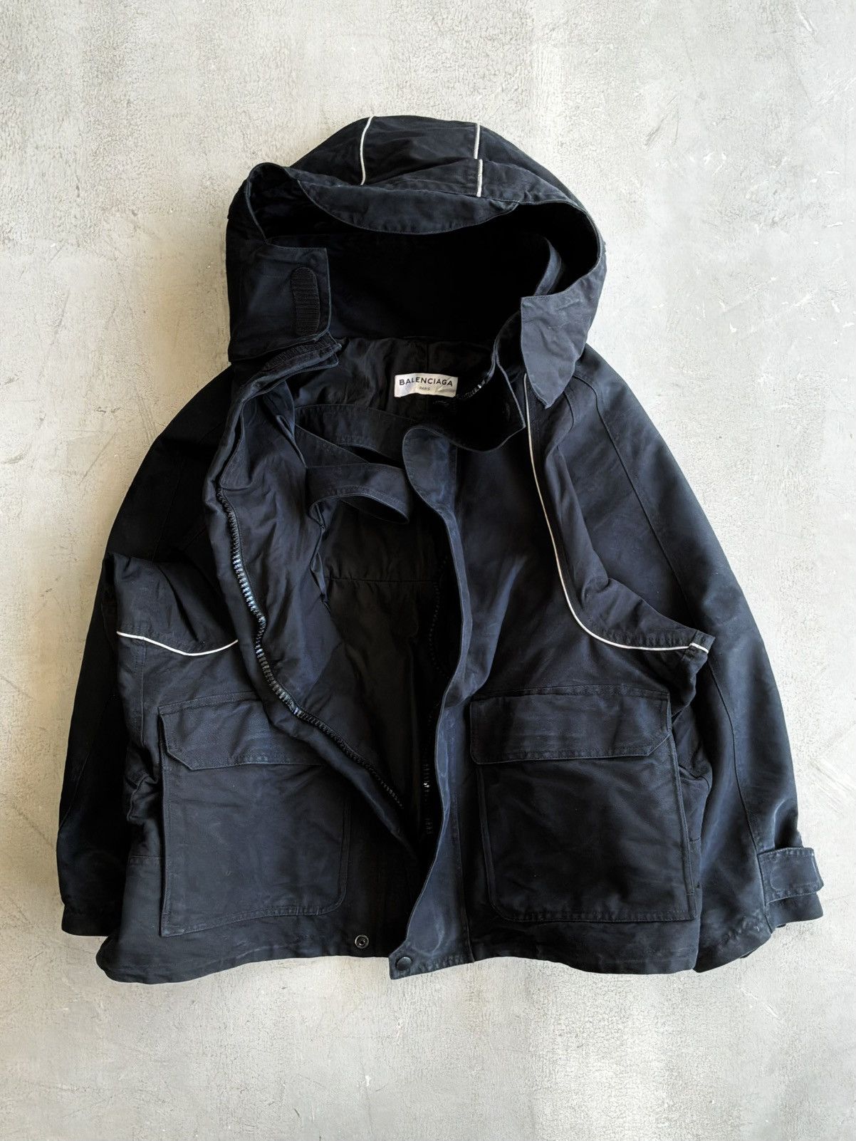 Balenciaga F/W 2016 Balenciaga - Swing Parka Jacket Size US L / EU 52-54 / 3 - 2 Thumbnail