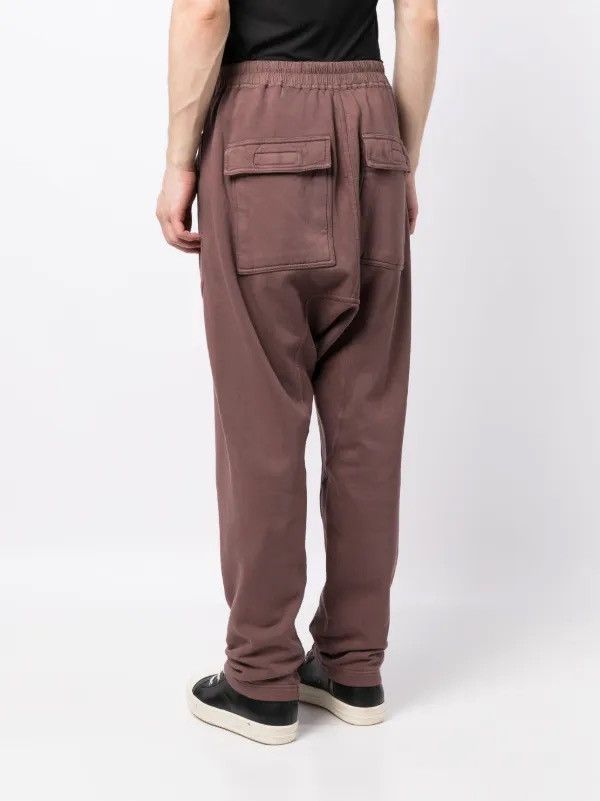 Rick Owens Rick Owens DRKSHDW Mauve drawstring-waistband track pants XL Size US 40 / EU 56 - 5 Thumbnail