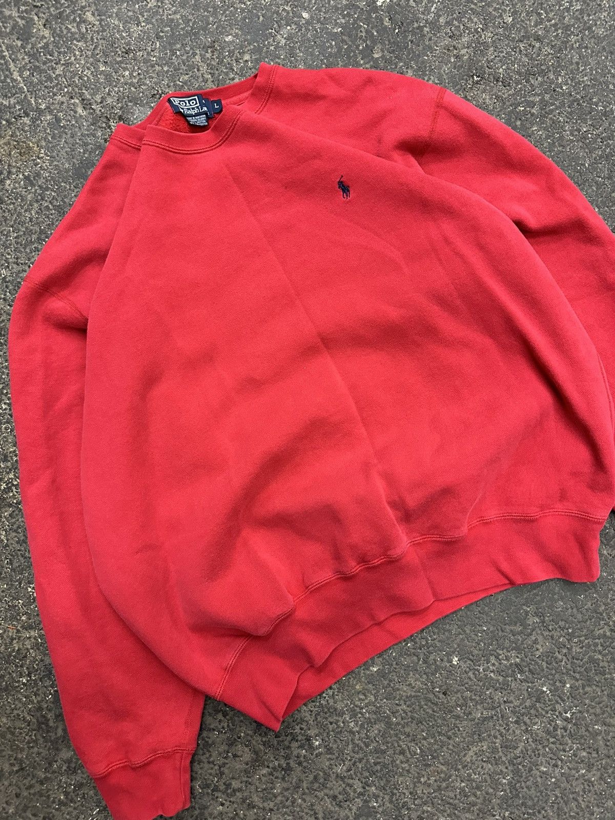 Vintage Vintage polo Ralph Lauren crewneck Size US L / EU 52-54 / 3 - 1 Thumbnail