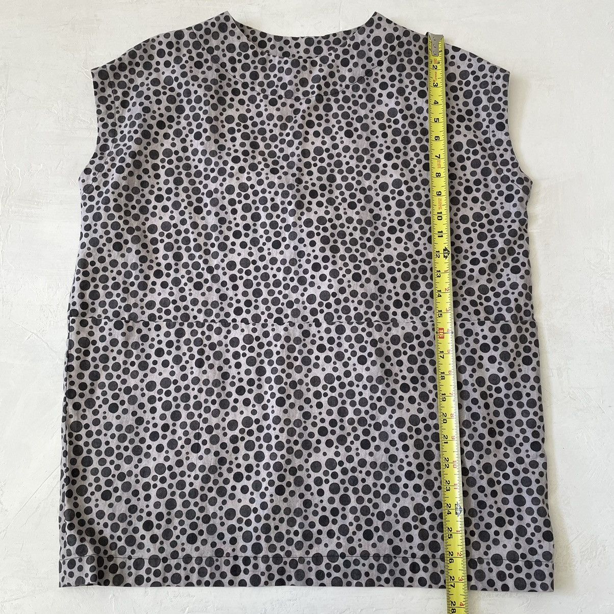 Japanese Brand Peplum by Yoshiki Hishinuma Black Gray Polkadot Top Blouse Size M / US 6-8 / IT 42-44 - 3 Thumbnail