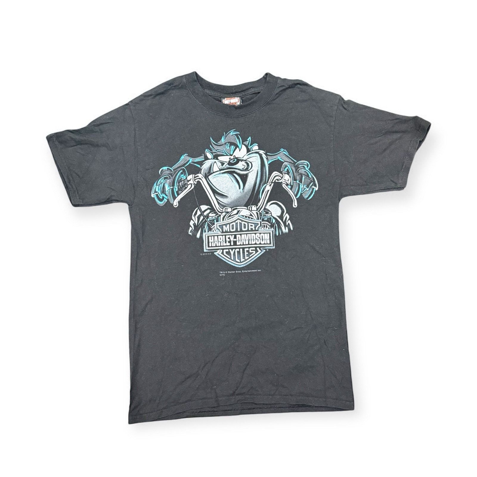 Harley Davidson Harley Davidson Looney Tunes Biker Motorcycle Taz Coyote Y2K Size US S / EU 44-46 / 1 - 1 Thumbnail