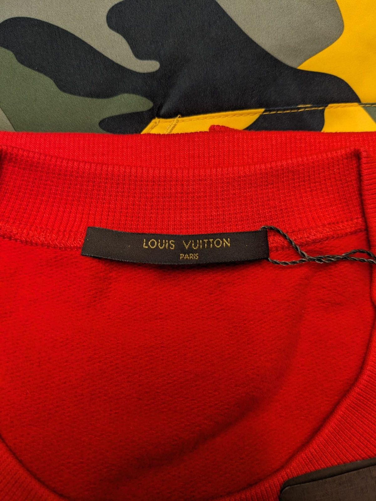 Louis Vuitton × Supreme 2017 SUPREME X LOUIS VUITTON ARC LOGO CREWNECK SWEATER Size US XL / EU 56 / 4 - 8 Thumbnail