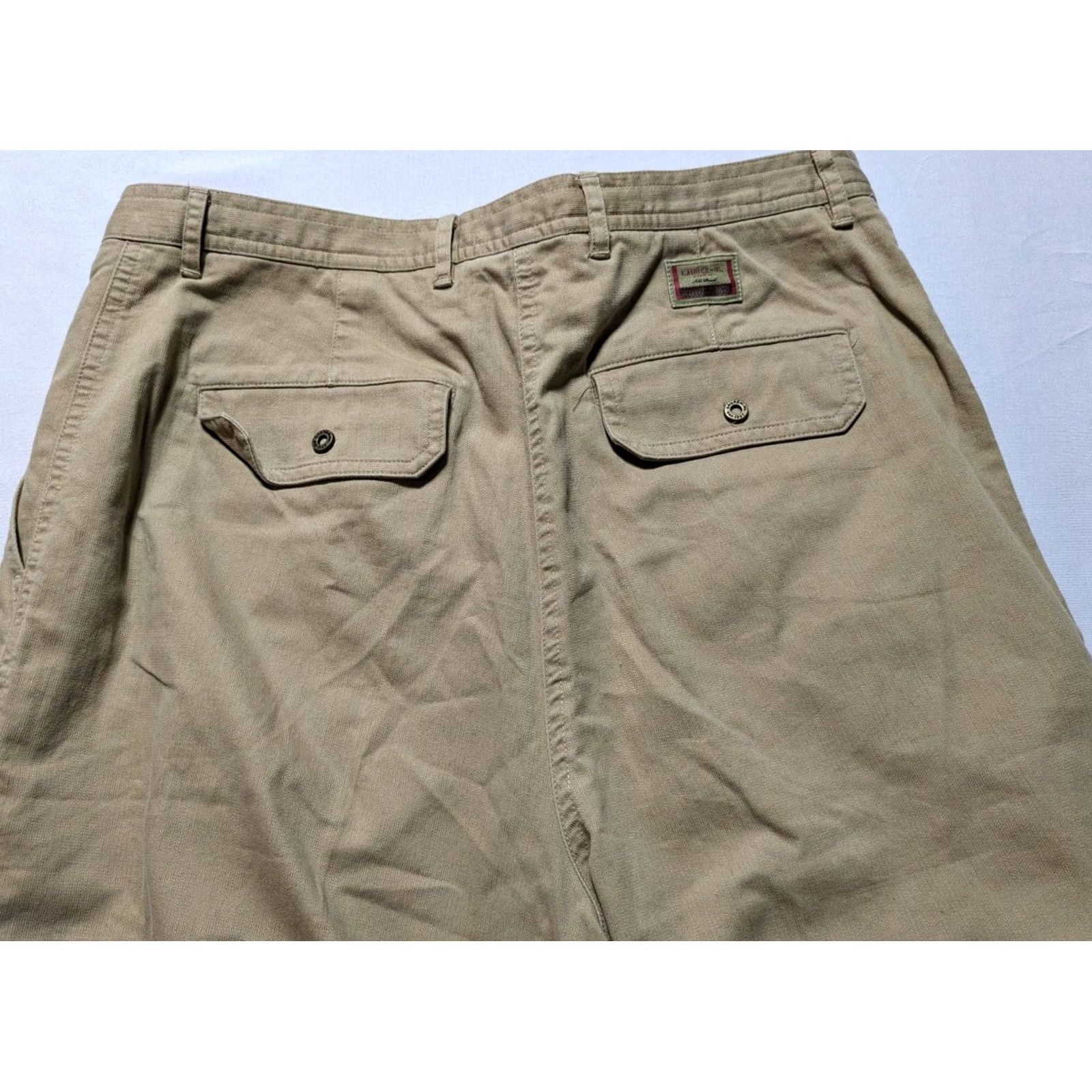 Ralph Lauren VTG LAUREN RALPH LAUREN Safari Women 12 Khaki Cotton Cropped Cargo Hunting Pants Size 34" / US 12 / IT 48 - 3 Thumbnail