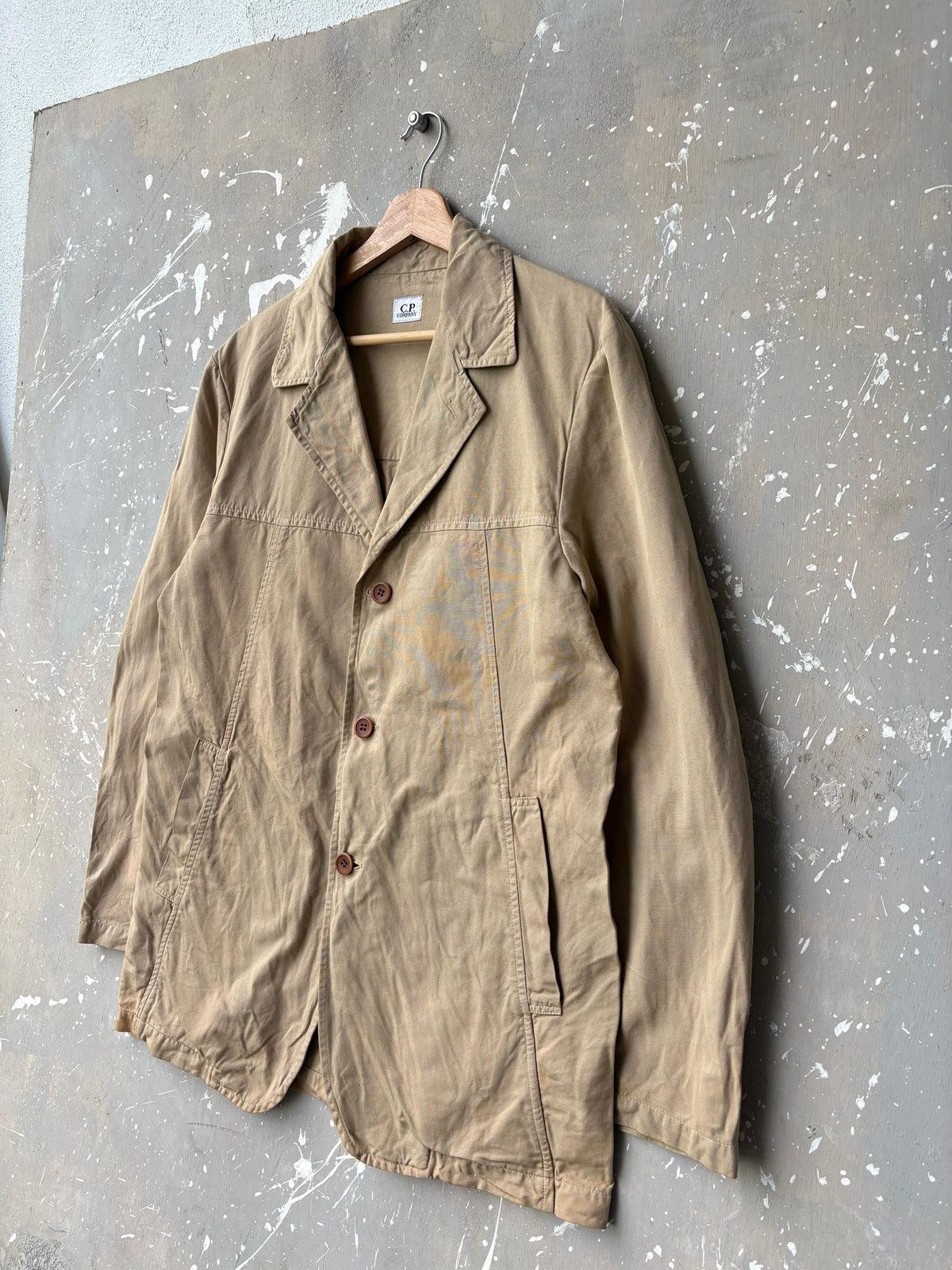 C.P. Company Vintage 90s C.P. Company Cotton Canvas Workwear Parka Blazer Size US L / EU 52-54 / 3 - 4 Thumbnail