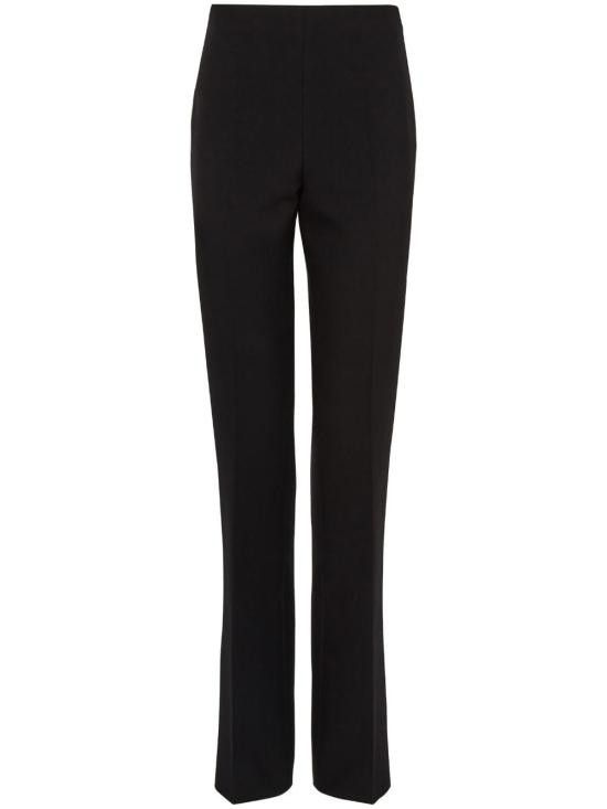 Salvatore Ferragamo SALVATORE FERRAGAMO Women Straight Pants 13C444 763766010 Black Size 30" / US 8 / IT 44 - 1 Thumbnail