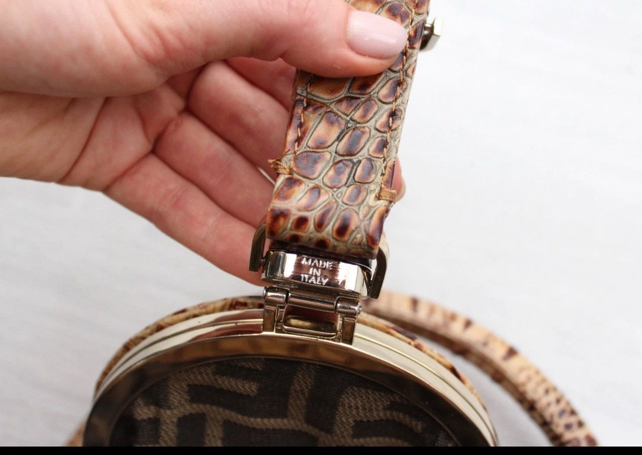 Fendi Vintage FENDI ALLIGATOR Spy Bag VERY RARE Size ONE SIZE - 14 Thumbnail