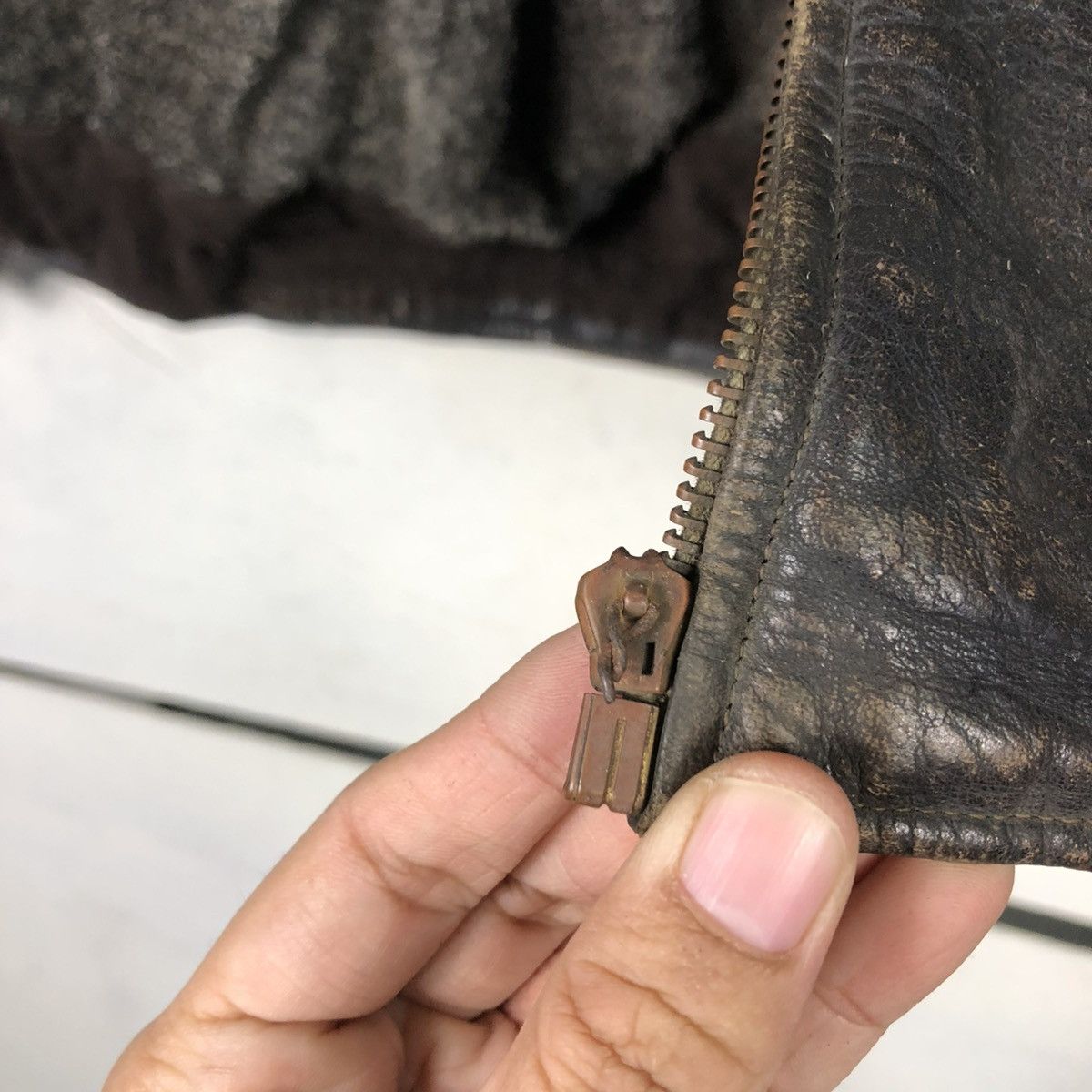 Aero Leathers 🔥TRUE VINTAGE 80’s LEATHER JACKET BLANKET RIDER HORSE Size US M / EU 48-50 / 2 - 18 Thumbnail