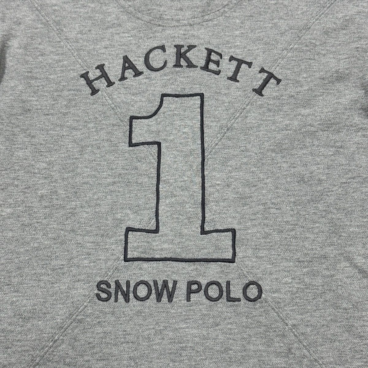 Hackett Hackett London Tailored Fit Embroidered Logo Snow Polo Shirt Size US M / EU 48-50 / 2 - 21 Thumbnail