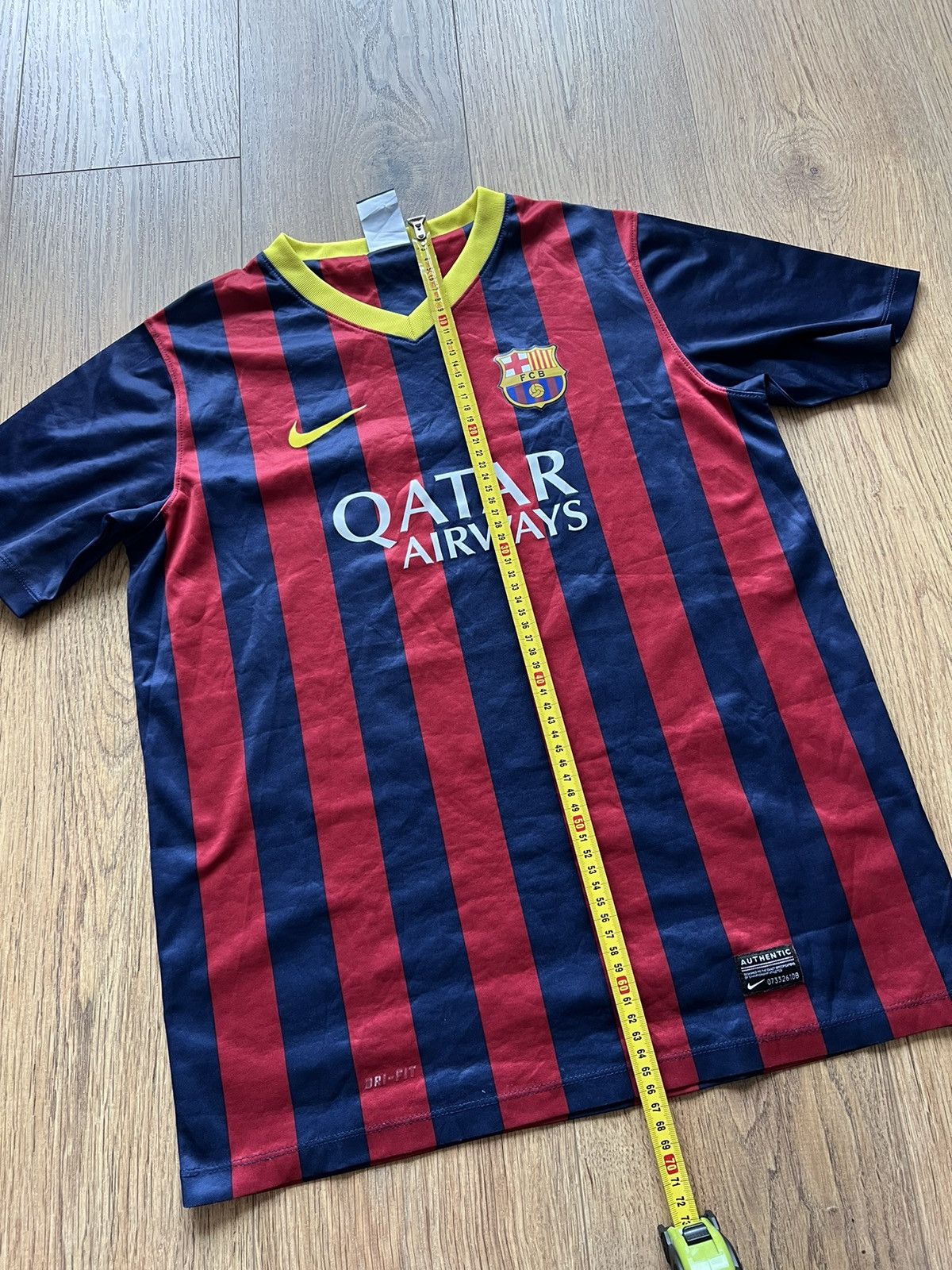 Nike Nike Barcelona 2013/14 jersey player issue soccer shirt Size US S / EU 44-46 / 1 - 8 Thumbnail