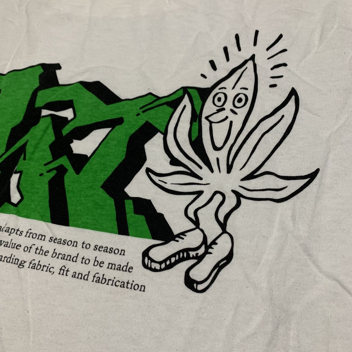 Off-White Off White XS Weed Graphic White Tee Virgil Abloh Size US XS / EU 42 / 0 - 4 Thumbnail