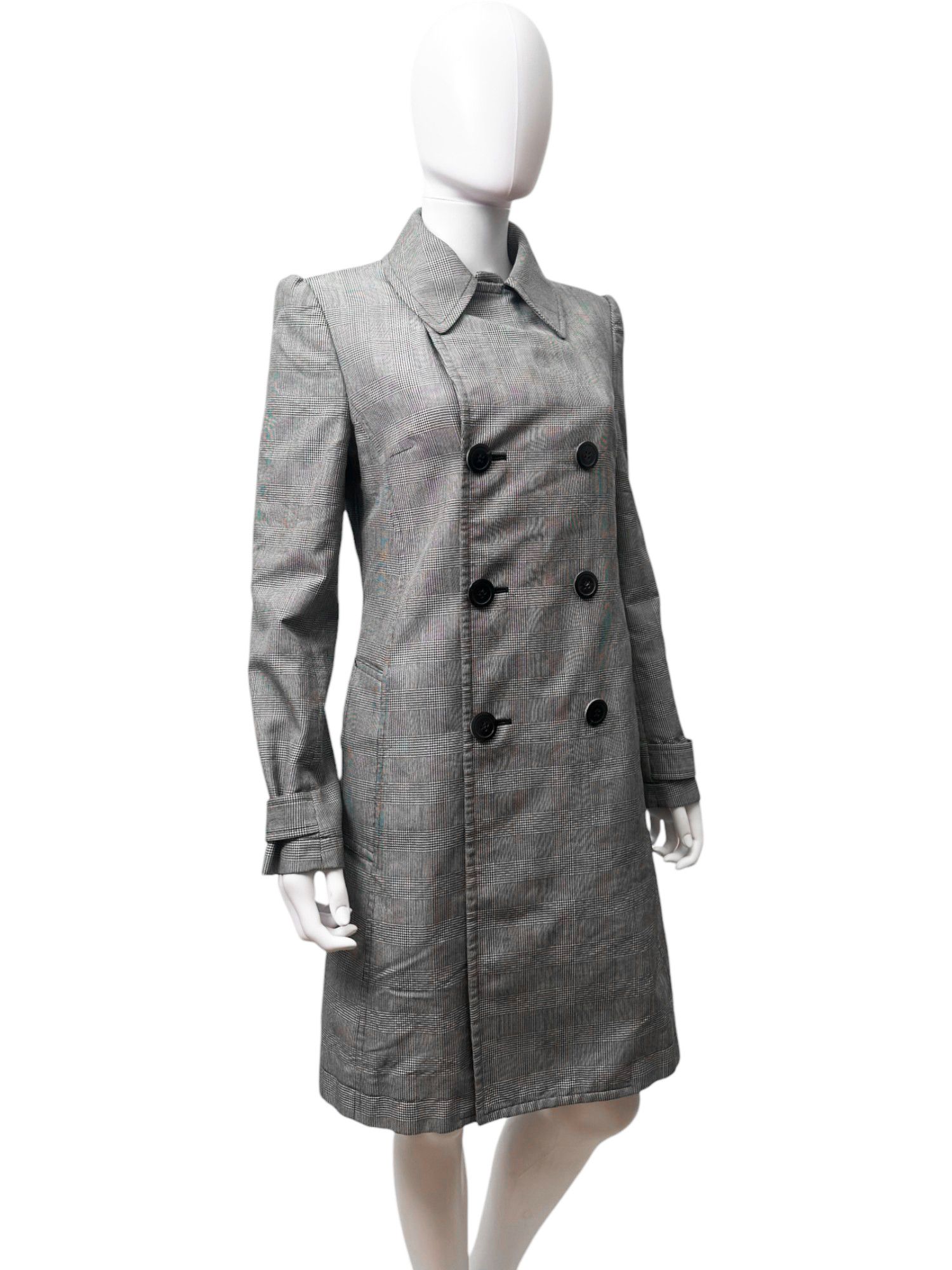 Comme des Garcons × Junya Watanabe A/W 2009 Double Breasted Grey Coat Size M / US 6-8 / IT 42-44 - 4 Thumbnail