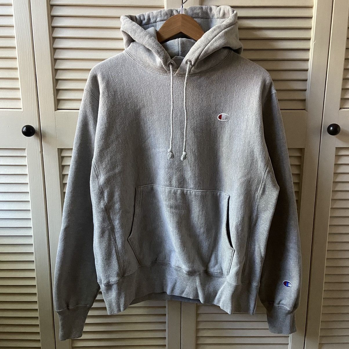 Champion Champion Premium Reverse Weave Grey Sweatshirt Hoodie Size US M / EU 48-50 / 2 - 1 Thumbnail