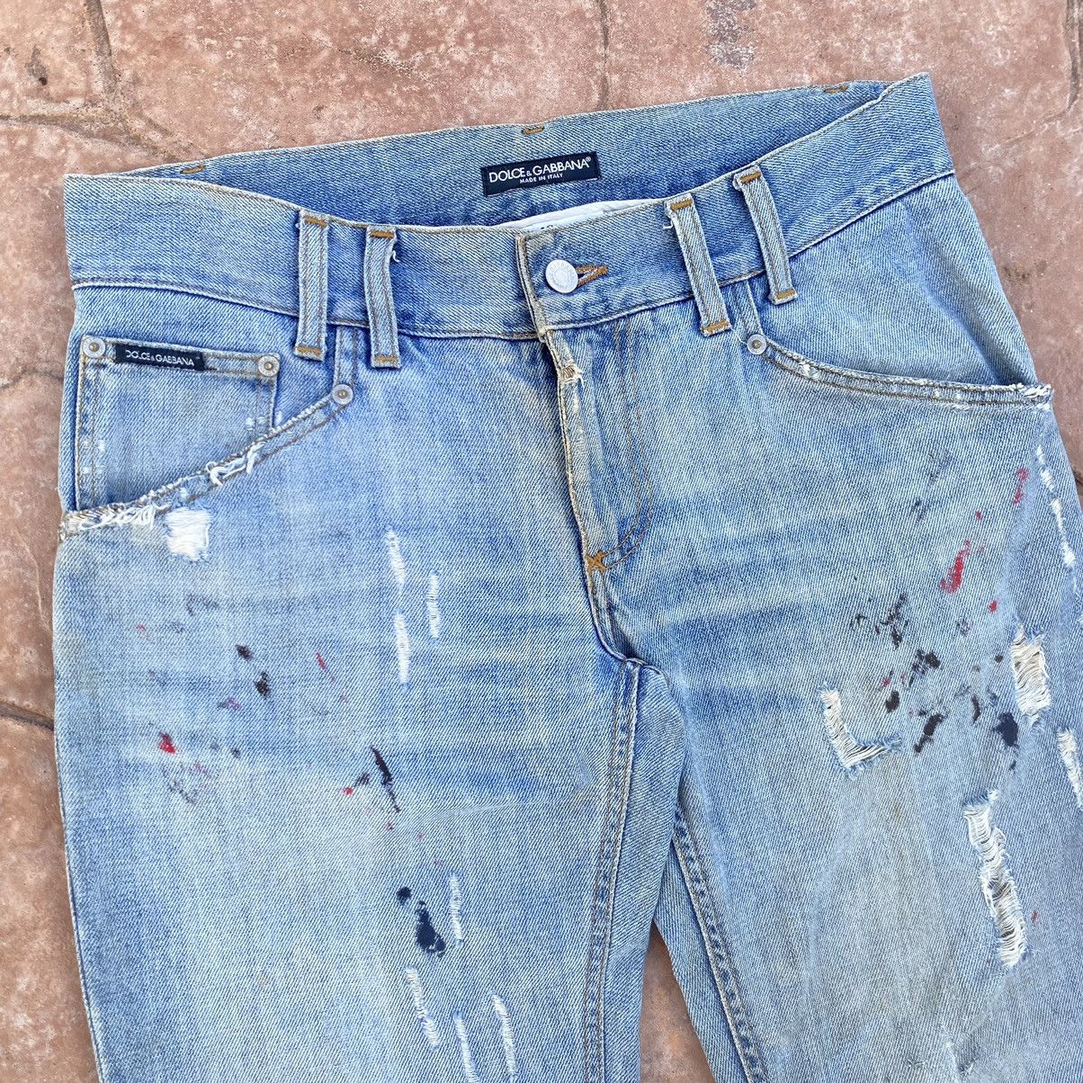 Dolce & Gabbana Thrashed Vintage Dolce & Gabbana ERD GRUNGE JEANS Size US 32 / EU 48 - 7 Thumbnail
