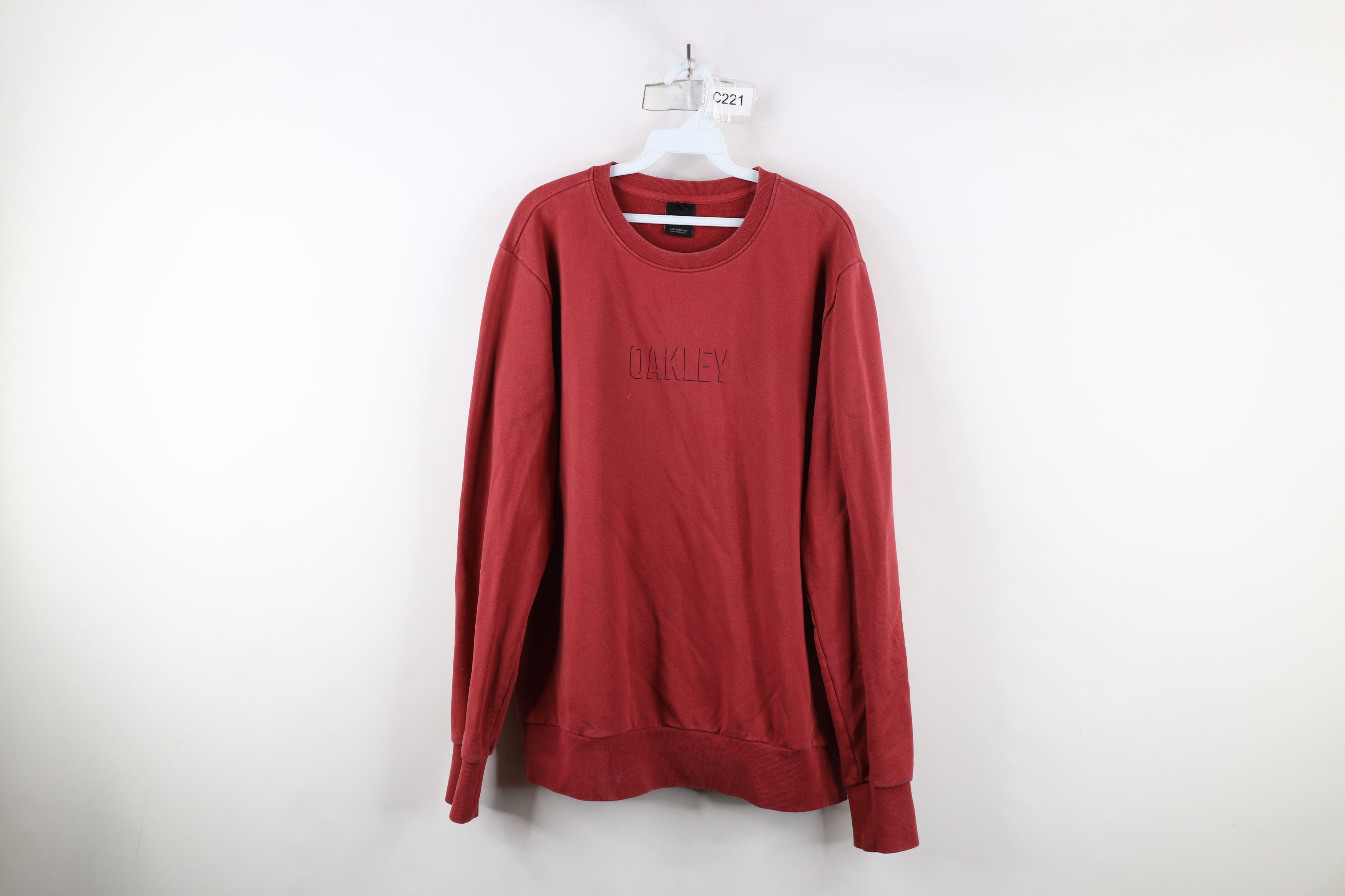 Oakley × Vintage Vintage Y2K Oakley Spell Out Shade French Terry Sweatshirt Size US L / EU 52-54 / 3 - 1 Thumbnail