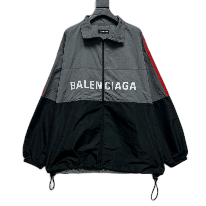 Balenciaga Balenciaga Colorblock Logo Nylon Jacket Size US M / EU 48-50 / 2 - 1 Thumbnail