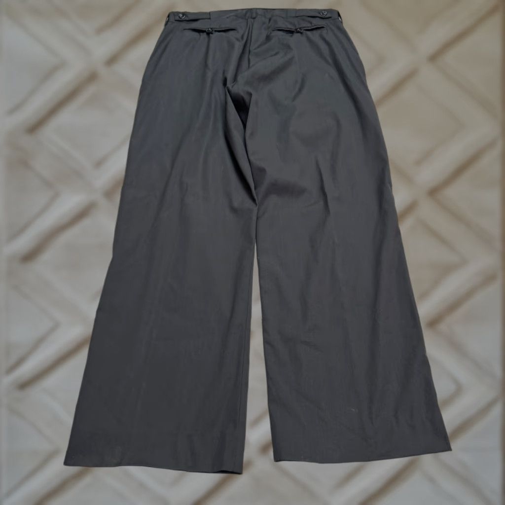 Banana Republic Dress Pants Men's 38L Black Flat Front Wool Blend Dress  Pants Straight Fit Classic