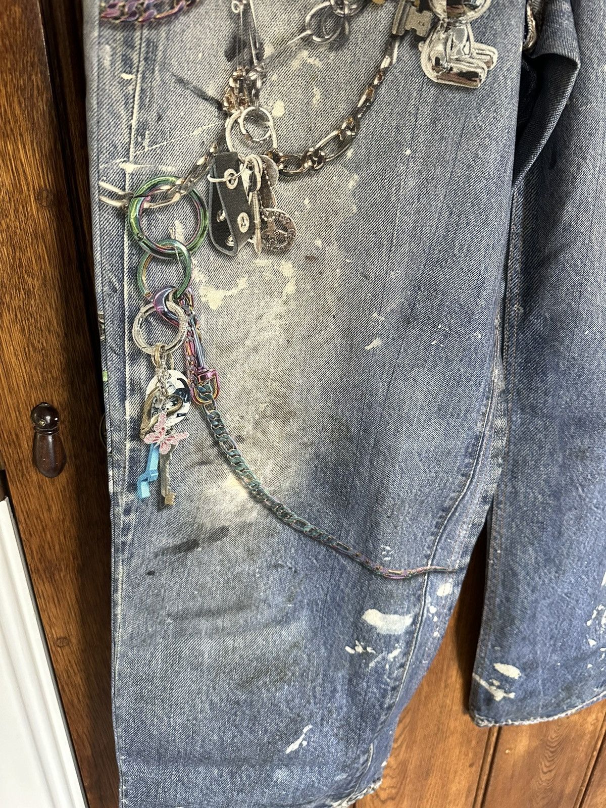 Acne Studios SS24 Acne studios loose fit rope chain jeans 48 Size US 32 / EU 48 - 18 Thumbnail