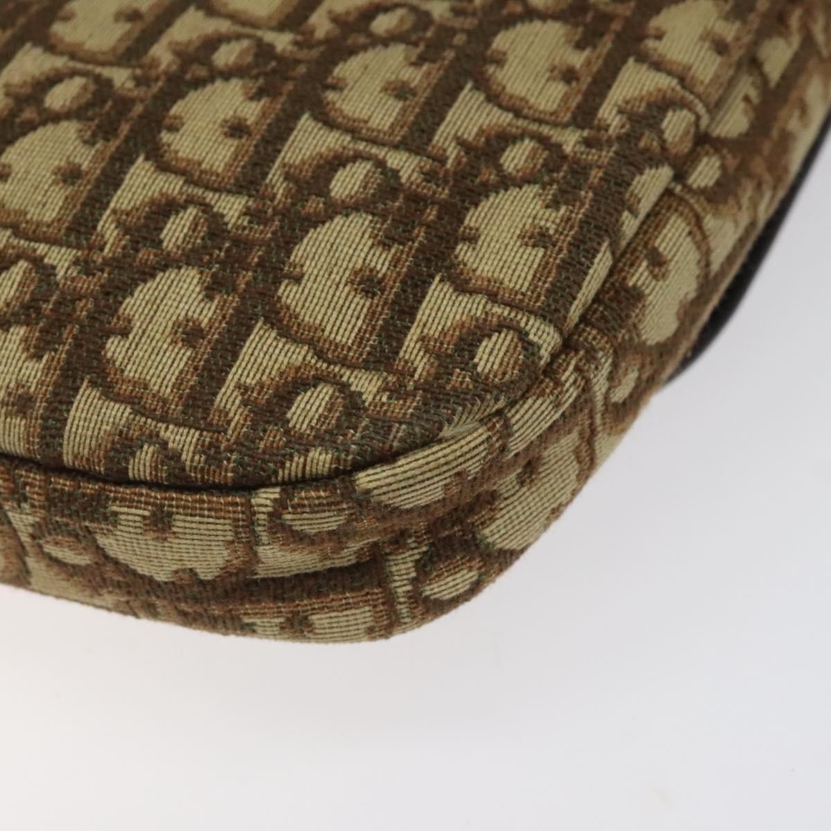 Dior DIOR Trotter Canvas Shoulder Bag Brown Gold Size ONE SIZE - 16 Thumbnail