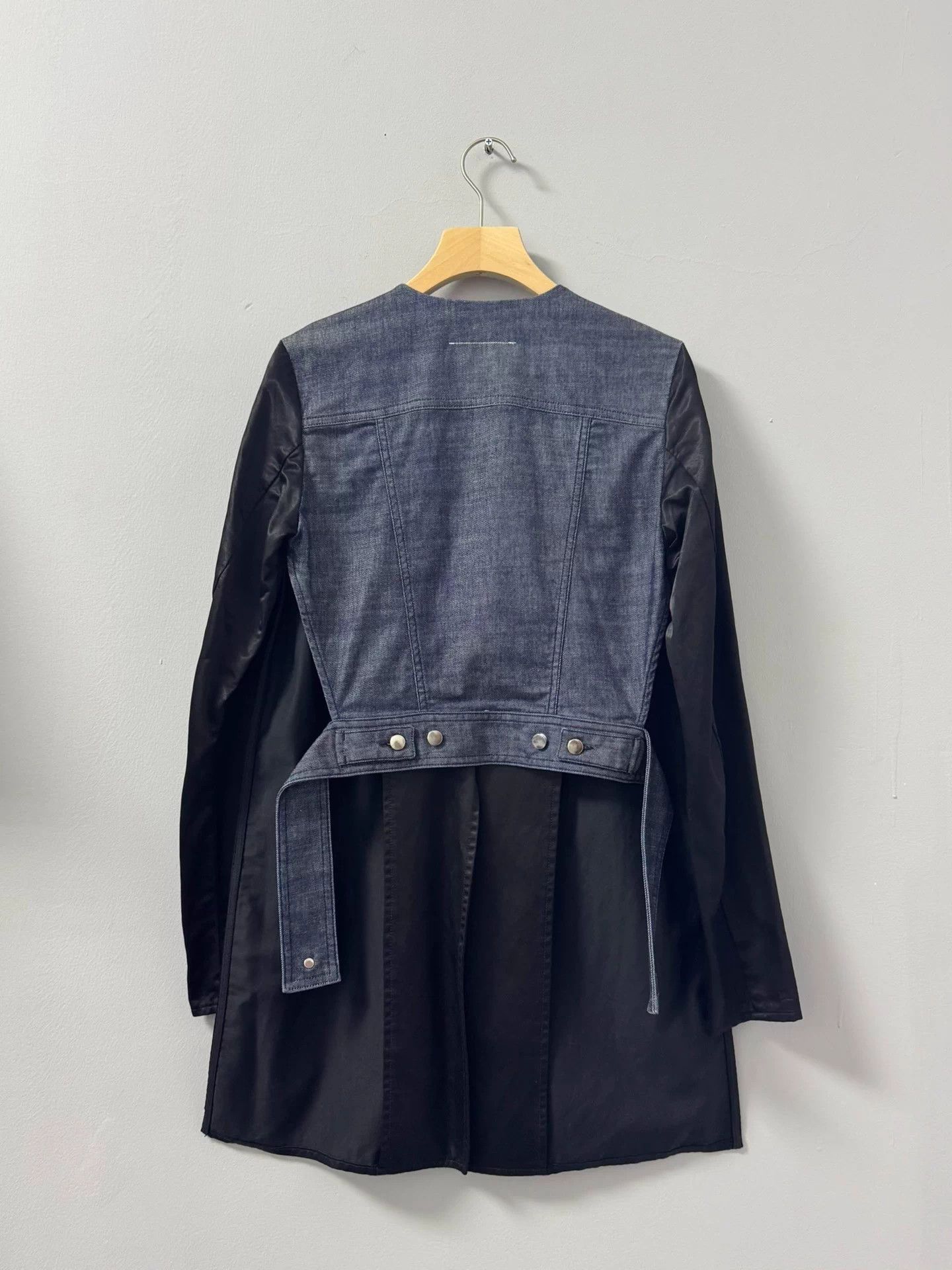 Maison Margiela MM6 Maison Margiela Two-Piece Nylon and Denim Jacket Size S / US 4 / IT 40 - 4 Thumbnail