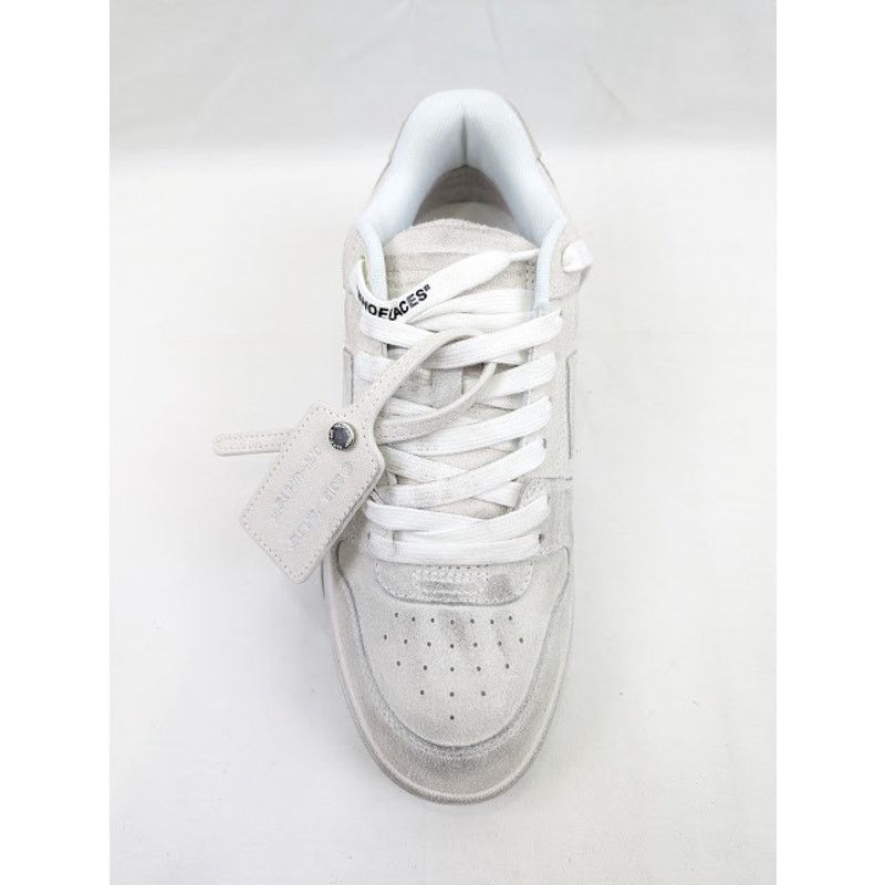 Off-White o1rshd1 Q: 2 / Out Of Office Vintage Suede Sneakers in White Size US 6 / EU 39 - 6 Thumbnail